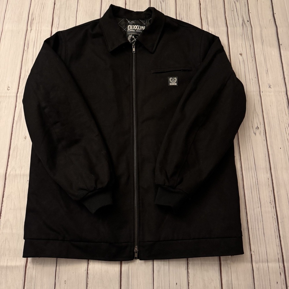 Dixxon Flannel Company Canvas Jacket Mens Size XL Black